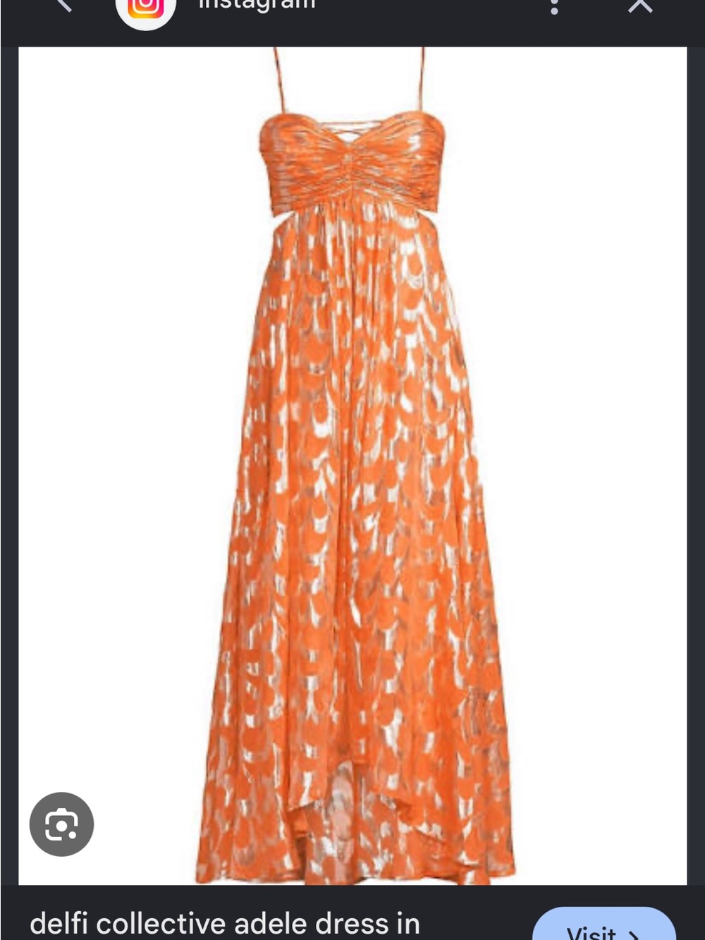 **ISO** DELFI collective Adele dress